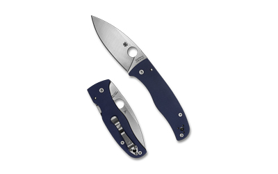 Spyderco - Spyderco Bodacious Folding Knife with CPM SPY27 Steel and Blue G-10 Handle – Model C263GPCBL