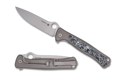 Spyderco - Spyderco Slym Folding Knife with M390 Steel Blade and Titanium Handle – Model C271TIP
