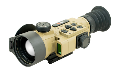 IRAYUSA - IRAYUSA Hybrid Compact 3.5X Thermal Optic with 50mm Objective and Laser Rangefinder in Tan