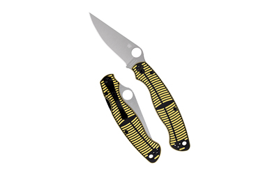 Spyderco - Spyderco Military 2 Salt Folding Knife with CPM MagnaCut Blade and Yellow Handle