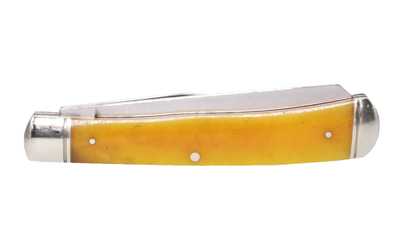 Cold Steel - Cold Steel Trapper Folding Knife with Yellow Bone Handle and Plain Edge - Image 3