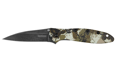 Kershaw - Kershaw Leek 1660KC Folding Knife with Kings Camo Handle - 3-inch Blade, Assisted Opening