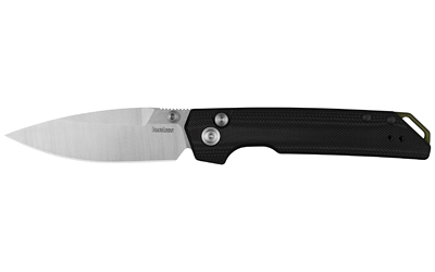 Kershaw - Kershaw Iridium Button Lock Folding Knife - 3.45-inch CPM MagnaCut Blade, Black G10 Handles