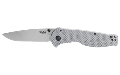 SOG Knives & Tools - SOG Knives & Tools Flash II Folding Knife - 3.4 Inch Straight Edge, Silver