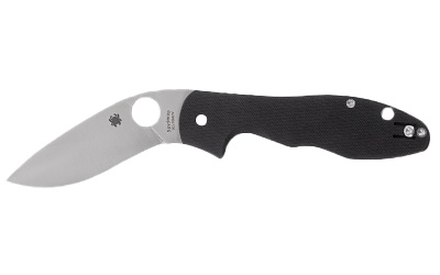 Spyderco - Spyderco Retract Folding Knife with 3.4-inch Curved Blade and G-10 Handle - Model C276GP