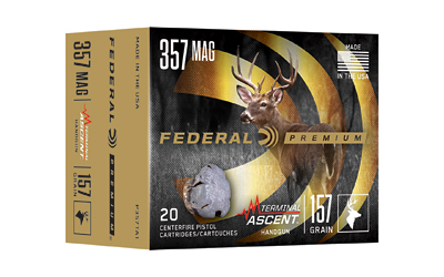Federal - Federal Terminal Ascent .357 Magnum 157-Grain Hollow Point Ammunition (20 Rounds per Box, 200 per Case)