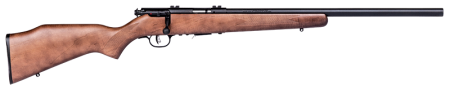 Savage Arms - Savage Arms 93R17 GV Bolt Action Rifle - 17 HMR with High-Luster Hardwood Stock and Heavy Barrel