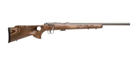 Savage Arms - Savage Arms 93 BTVS Bolt Action Rifle in 22 Magnum with Stainless Finish and Laminate Thumbhole Stock