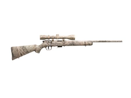 Savage Arms - Savage Arms 93R17 XP Bolt Action Rifle with Mossy Oak Brush Finish and 3-9x40mm Scope