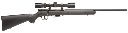 Savage Arms - Savage Arms 93R17 F Package Bolt Action Rifle in 17 HMR with 3-9x40mm Scope and Synthetic Stock