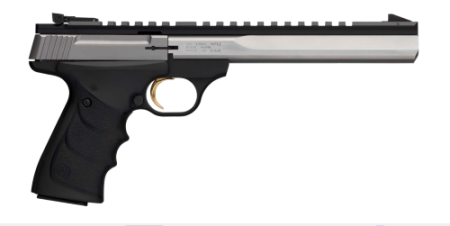 Browning - Browning Buck Mark Contour Stainless Semi-Auto Pistol with 10-Round Magazine