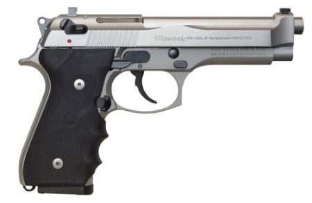 Beretta - Beretta 92FS Brigadier 9mm Semi-Auto Pistol with Stainless Finish and 10+1 Capacity