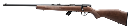 Savage Arms - Savage Arms Mark II GL Bolt Action Rifle in 22 LR with Wood Stock and Matte Blue Finish