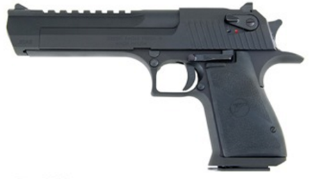 Magnum Research - Magnum Research Desert Eagle .357 Magnum Semi-Auto Pistol - Black Oxide Finish with Fixed Sights