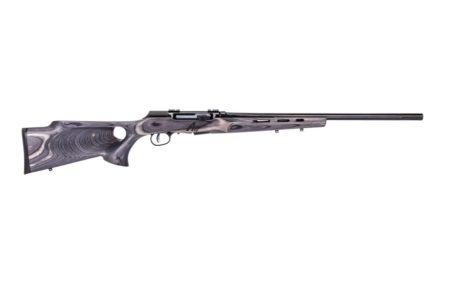 Savage Arms - Savage Arms A17 Target Thumbhole Rifle 17 HMR with Gray Laminate Stock