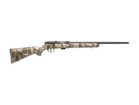 Savage Arms - Savage Arms 93R17 CAMO Bolt Action Rifle in 17 HMR with Camo Stock and Matte Blue Finish