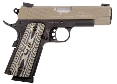Taurus - Taurus 1911 Commander .45 ACP Semi-Auto Pistol with Sand Cerakote Finish and VZ Custom Grips