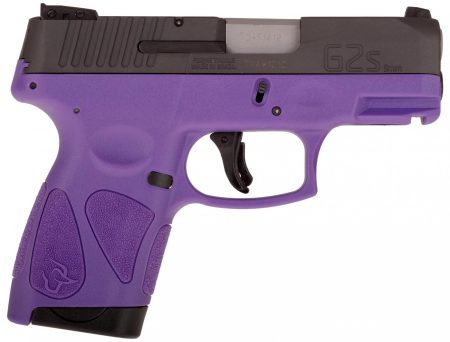 Taurus - Taurus G2S 9mm Semi-Auto Pistol with Dark Purple Polymer Frame and Adjustable White Dot Sights