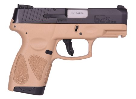 Taurus - Taurus G2S 9mm Semi-Auto Pistol with Flat Dark Earth Polymer Frame and Adjustable White Dot Sights