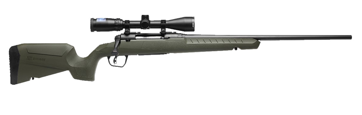 Savage Arms - Savage Arms Axis 2 Compact XP Rifle in 400 Legend with Green Synthetic Stock and 3-9x40 Scope