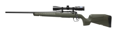 Savage Arms - Savage Arms Axis 2 Compact Bolt Action Rifle in 6.5 Creedmoor with Green Synthetic Stock