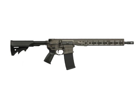 LWRC - LWRC IC-DI Rifle in 5.56 NATO with Tungsten Cerakote Finish and Collapsible Stock
