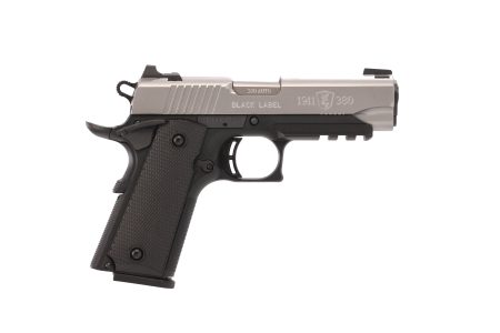 Browning - Browning 1911-380 Black Label Semi-Auto Pistol with Satin Stainless Steel Finish