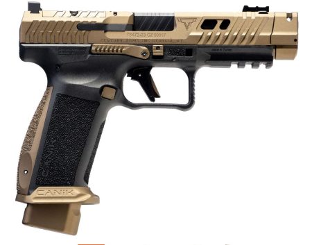 CANIK - CANIK TTI Combat 9mm Semi-Auto Pistol with Bronze Cerakote Finish and Taran Tactical Enhancements