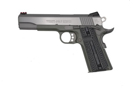 Colt - Colt Series 70 Competition 9mm Semi-Auto Pistol with Jungle Green Cerakote Finish