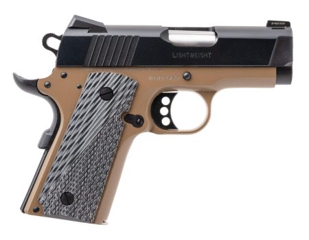 Colt - Colt Defender .45 ACP Semi-Auto Pistol with FDE Cerakote Finish and Black Cherry G10 Grips