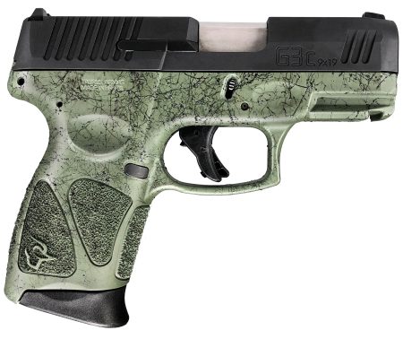 Taurus - Taurus G3C 9mm Semi-Auto Pistol with Olive Drab Green Polymer Frame and 12-Round Magazine
