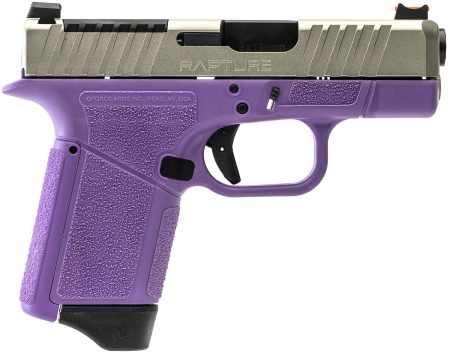 Gforce Arms - Gforce Arms RAPTURE 9mm Semi-Auto Pistol with Purple Finish and Fiber Optic Sights