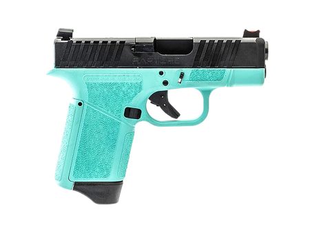 Gforce Arms - Gforce Arms Rapture 9mm Semi-Auto Pistol with Robin's Egg Blue Finish and Fiber Optic Sights