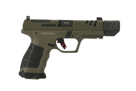 SAR Firearms - SAR Firearms SAR9 Socom Compact Compensator 9mm Semi-Auto Pistol with OD Green Finish