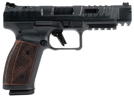 CANIK - CANIK SFX Rival-S 9mm Black Semi-Auto Pistol with Rosewood Grips and 18-Round Magazines