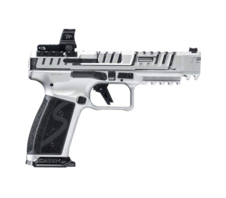 CANIK - CANIK SFx Rival-S 9mm Semi-Auto Pistol with Chrome Finish and 18-Round Magazines