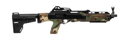 Hi-Point - Hi-Point 995P 9mm Semi-Auto Pistol with M81 US Woodland Camo Finish and Brace