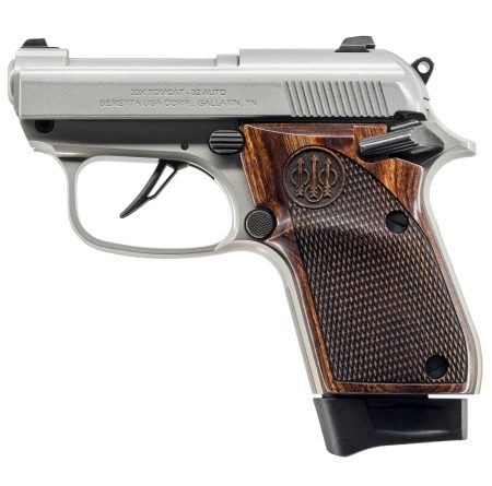 Beretta - Beretta 30X Tomcat 32 ACP Semi-Auto Pistol with Stainless Finish and Low Profile Fixed Sights