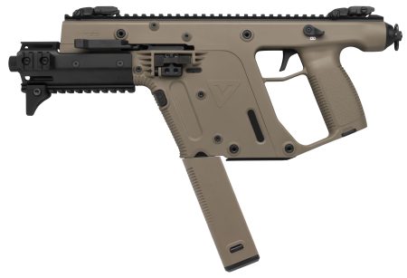 Kriss USA - Kriss USA Vector SDP Enhanced 9mm Semi-Auto Pistol with 40-Round Magazine in Flat Dark Earth