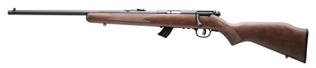 Savage Arms - Savage Arms Mark II GLY Bolt Action Rifle 22 LR with Satin Hardwood Stock and Matte Blue Finish