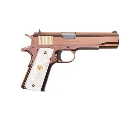 Colt - Colt Series 80 Custom 38 Super Semi-Auto Pistol with High-Polished Rose Gold Finish
