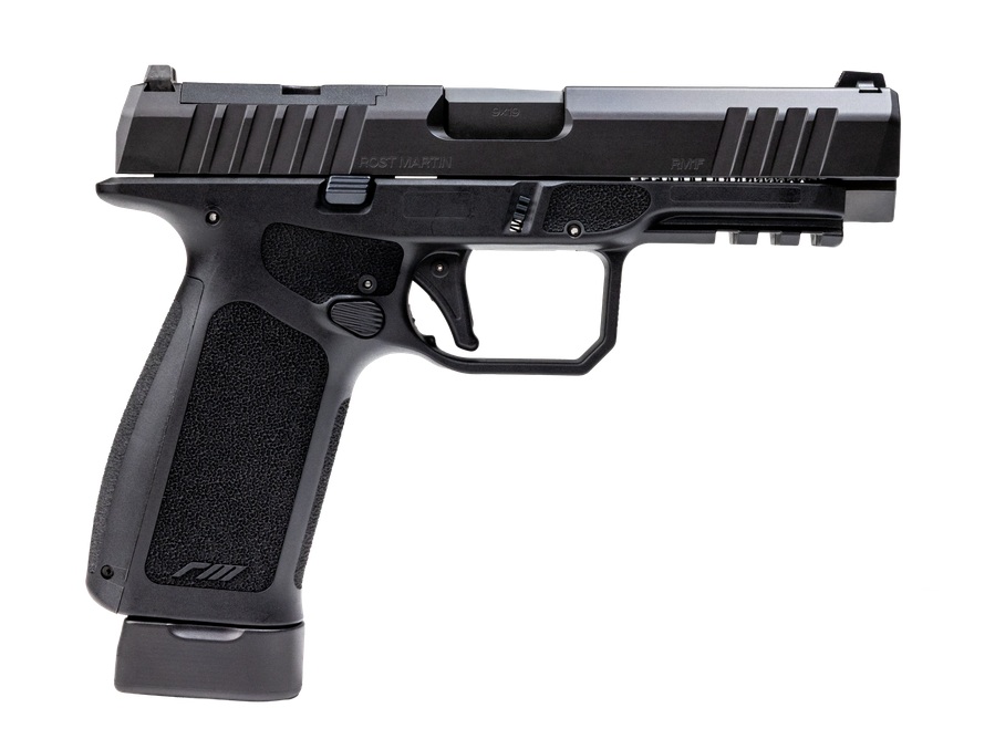 ROST MARTIN - Rost Martin RM1F 9mm Semi-Auto Pistol with Optics-Ready Features, Black Finish