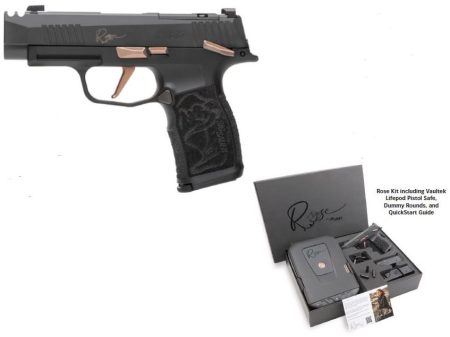 SIG SAUER - SIG SAUER P365 Rose XL 9mm Semi-Auto Pistol with Nitron Finish and Rose Gold Controls