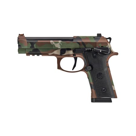 Beretta - Beretta 92Xi FS 9mm Combat Series Semi-Auto Pistol with BDU Camo Finish and Fiber Optic Sights
