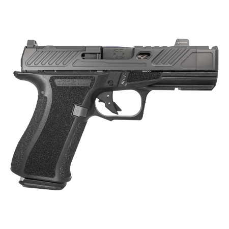 Shadow Systems Defense - Shadow Systems Defense CR920XP Elite 9mm Semi-Auto Pistol with Black Nitride Finish and Green Tritium Sights