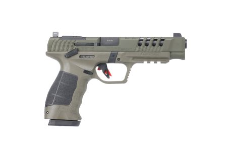 SAR Firearms - SAR Firearms SAR9 Sport Gen 3 9mm Pistol with OD Green Cerakote Finish and Tritium Night Sights