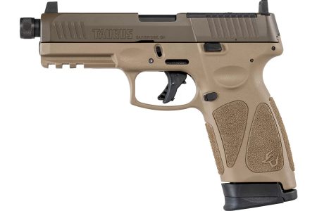 Taurus - Taurus G3 Tactical 9mm Semi-Auto Pistol with Patriot Brown Cerakote Finish and Optic Ready Slide