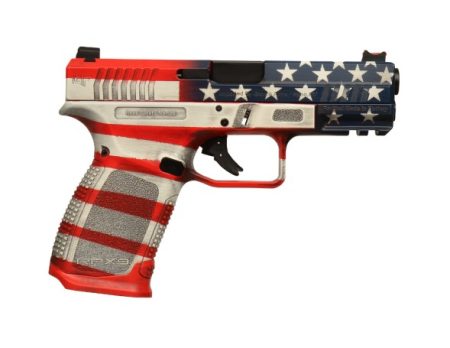 Gforce Arms - Gforce Arms Exodus 9mm Semi-Auto Pistol with American Flag Cerakote Finish and Glock Fiber Optic Sights