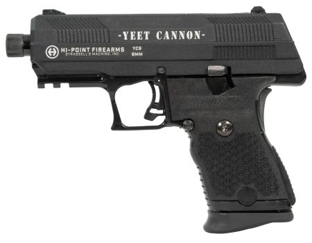 Hi-Point - Hi-Point C-9 Yeet Cannon 9mm Semi-Auto Pistol with 10+1 Capacity and Adjustable Rear Sights