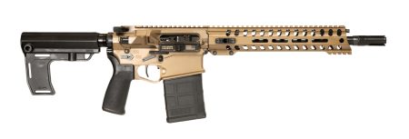 POF USA - POF USA Revolution DI 308 Win Semi-Auto Pistol with Burnt Bronze Cerakote Finish and SBA3 Brace